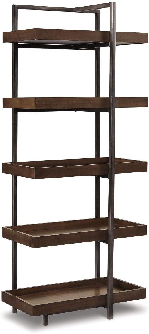 Signature Design by Ashley Starmore Industrial Entertainment Center Pier or Bookcase, Brown