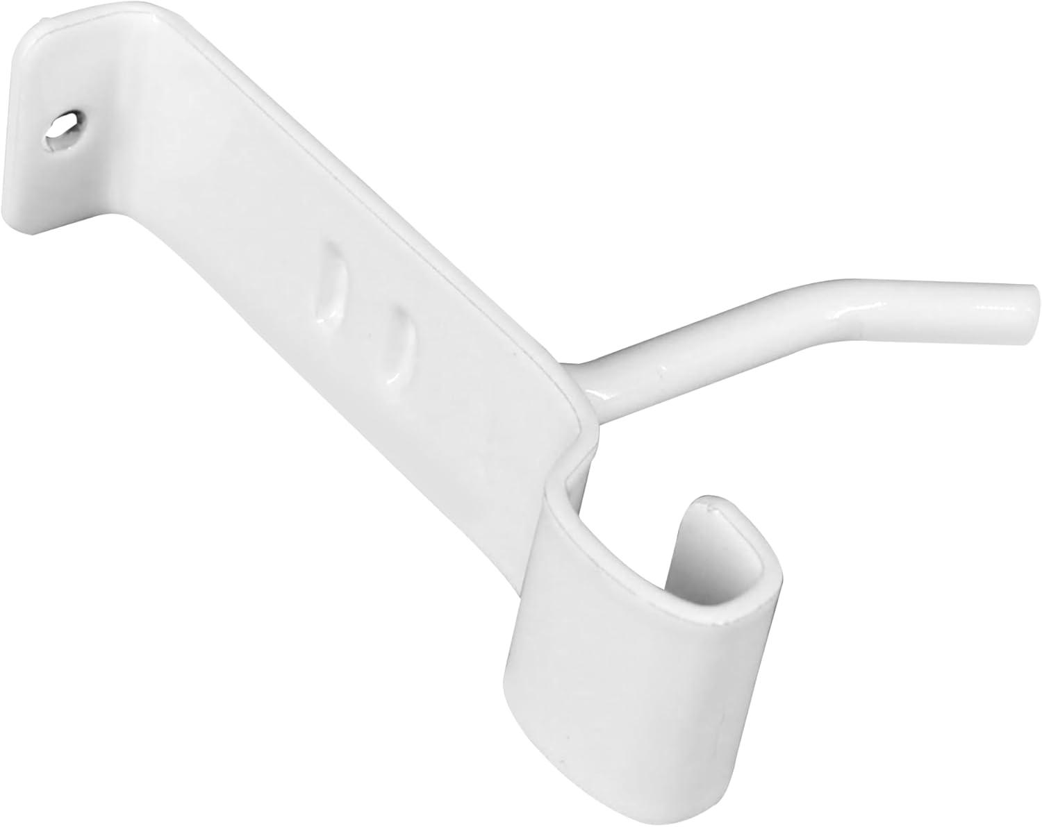 SSWBasics 2 inch White Peg Hook for Wire Grid - Pack of 50 - Durable Grid Wall Accessory - Perfect Gridwall Hooks for Retail  Thrift  Boutique  Garage  Home Organization and Display