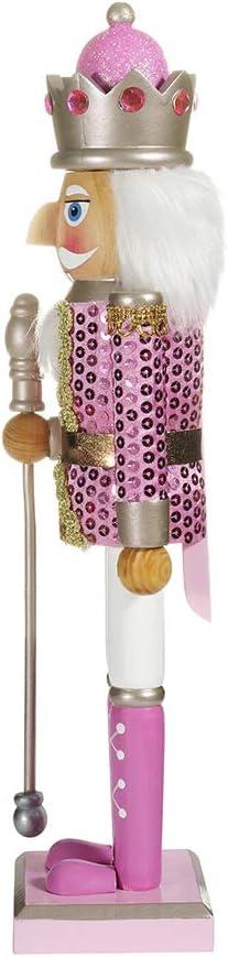 Kurt Adler 15-Inch Pink Nutcracker