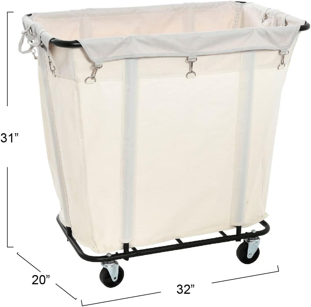 Rolling Laundry Hamper with Handles