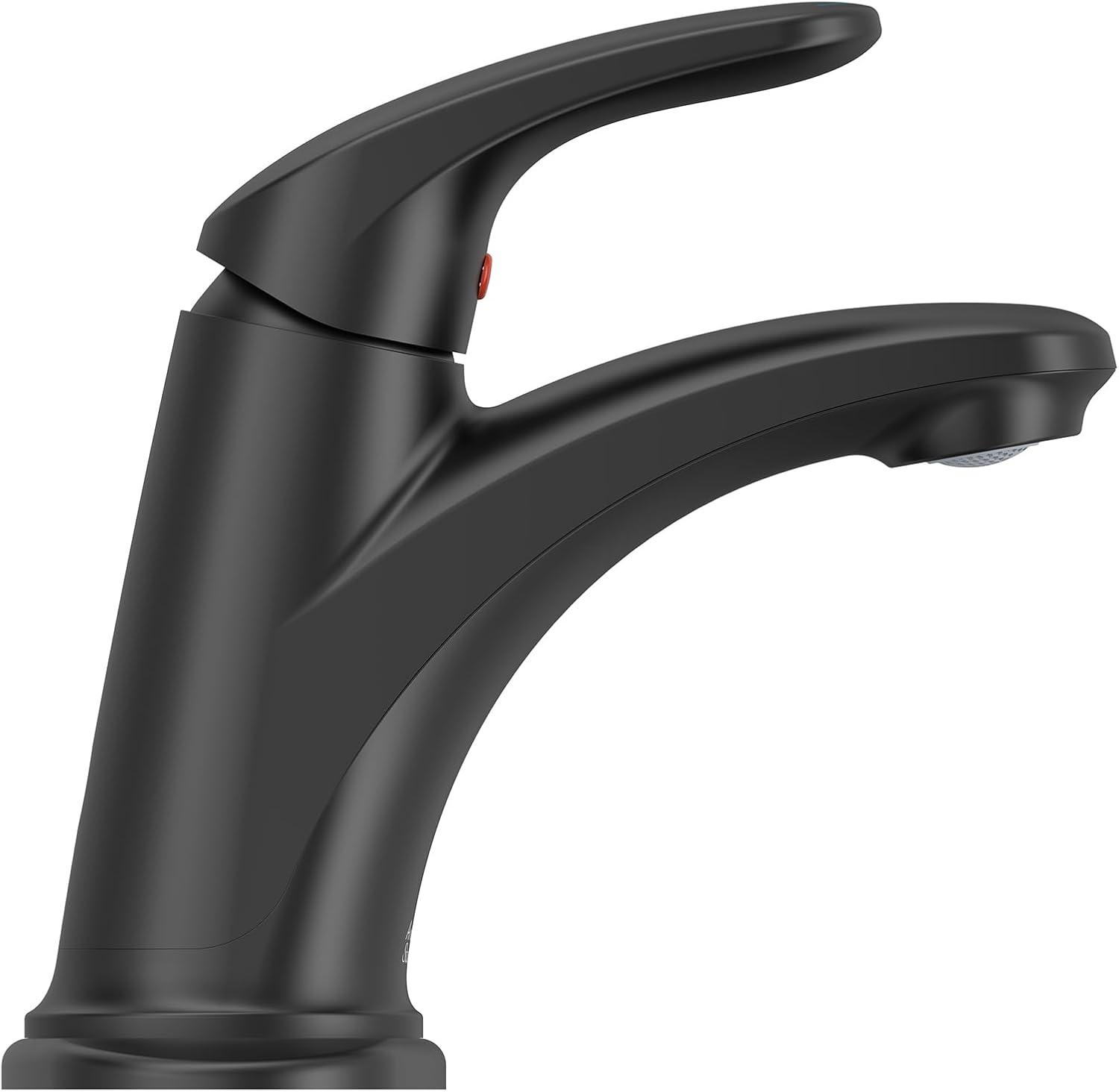 American Standard 7075.104 Colony Pro 1.2 GPM Single Hole Bathroom Faucet - Black