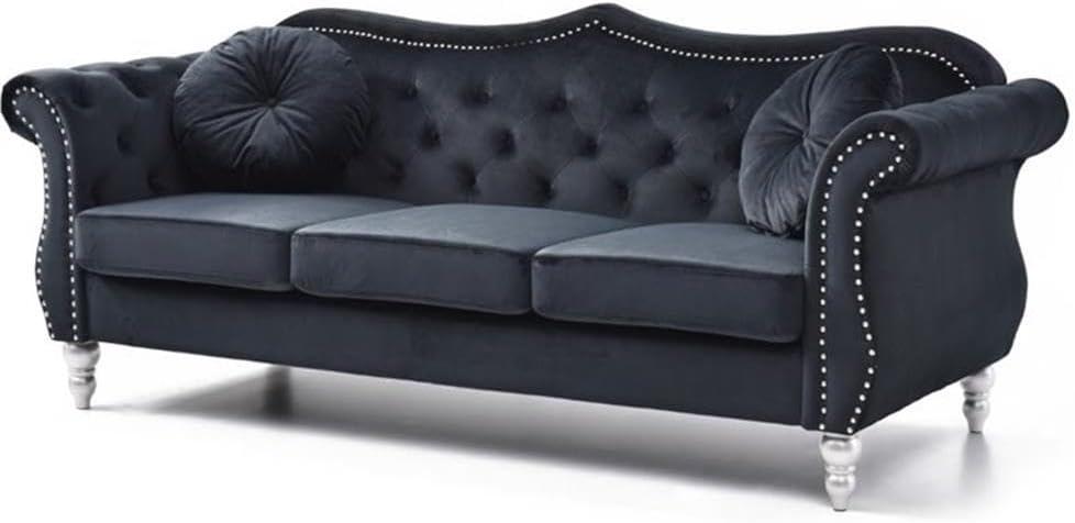 Hollywood 82'' Velvet Sofa