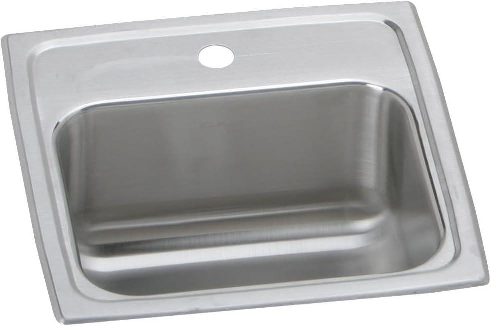 Lustertone 15" L x 15" W Dual Mount Kitchen Sink