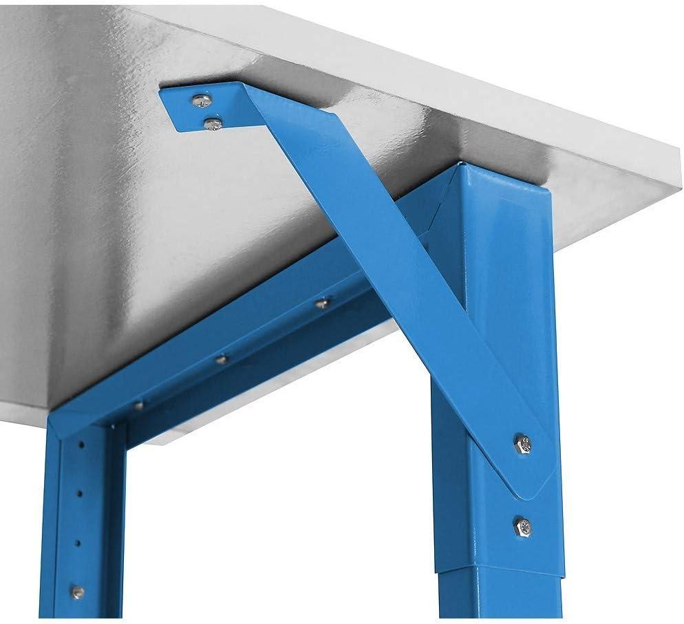 Garage Workbench Table Frame 20" Depth - Blue - 29" to 35" Height Adjustable - by BenchPro