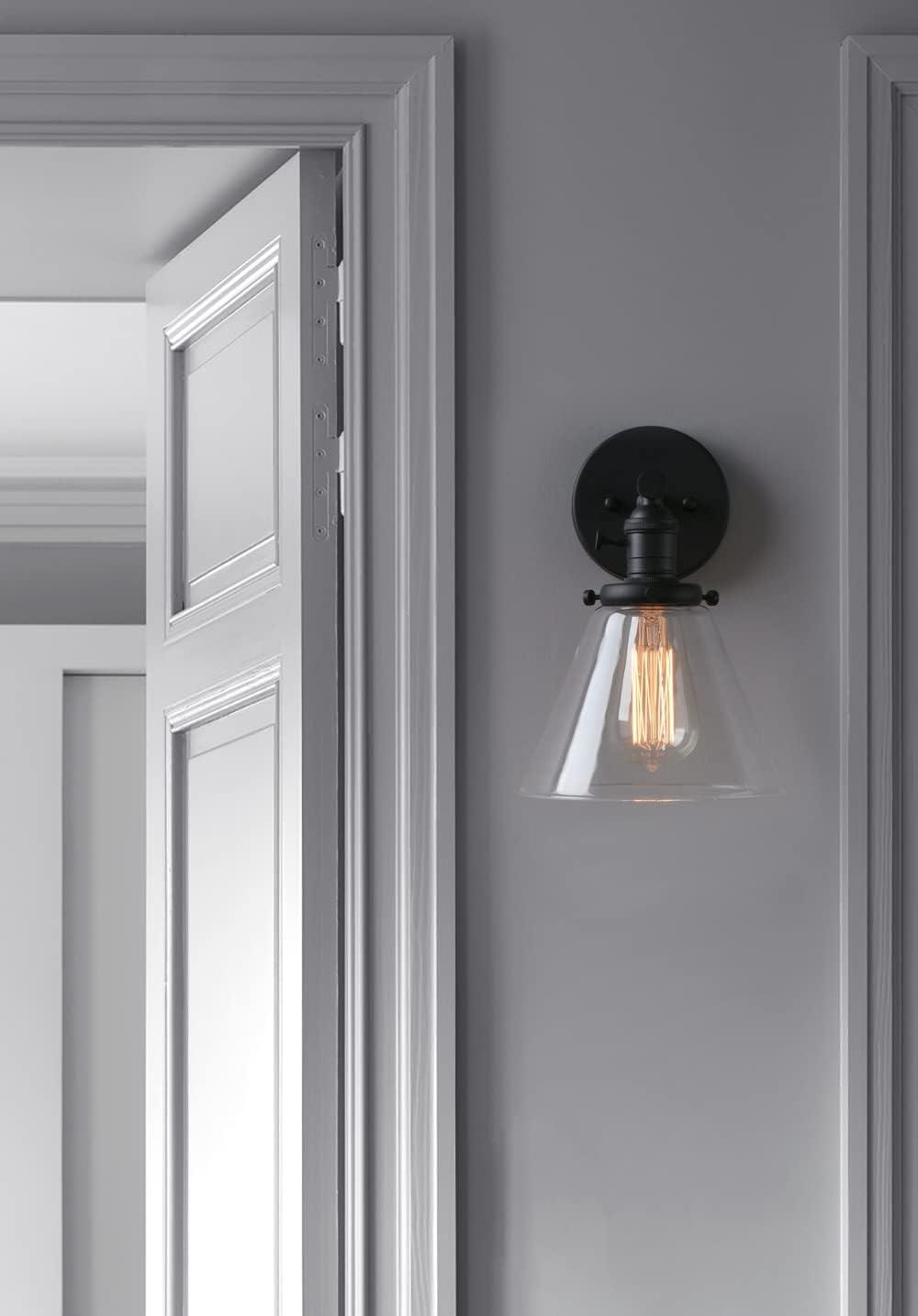 Arti 7.75-in Swing Arm Single Light Wall Sconce with On/Off Switch