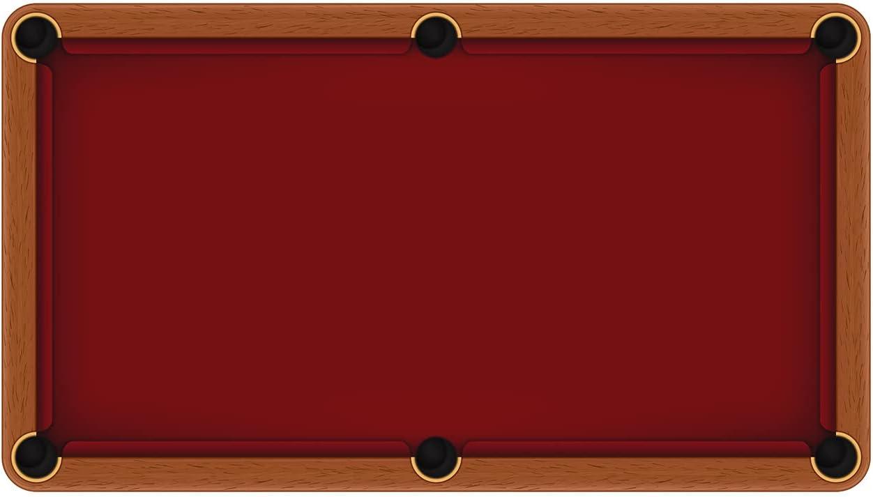 Accu-Play Pre Cut For 8' Table 20 oz Pool Felt - Billiard Cloth Red