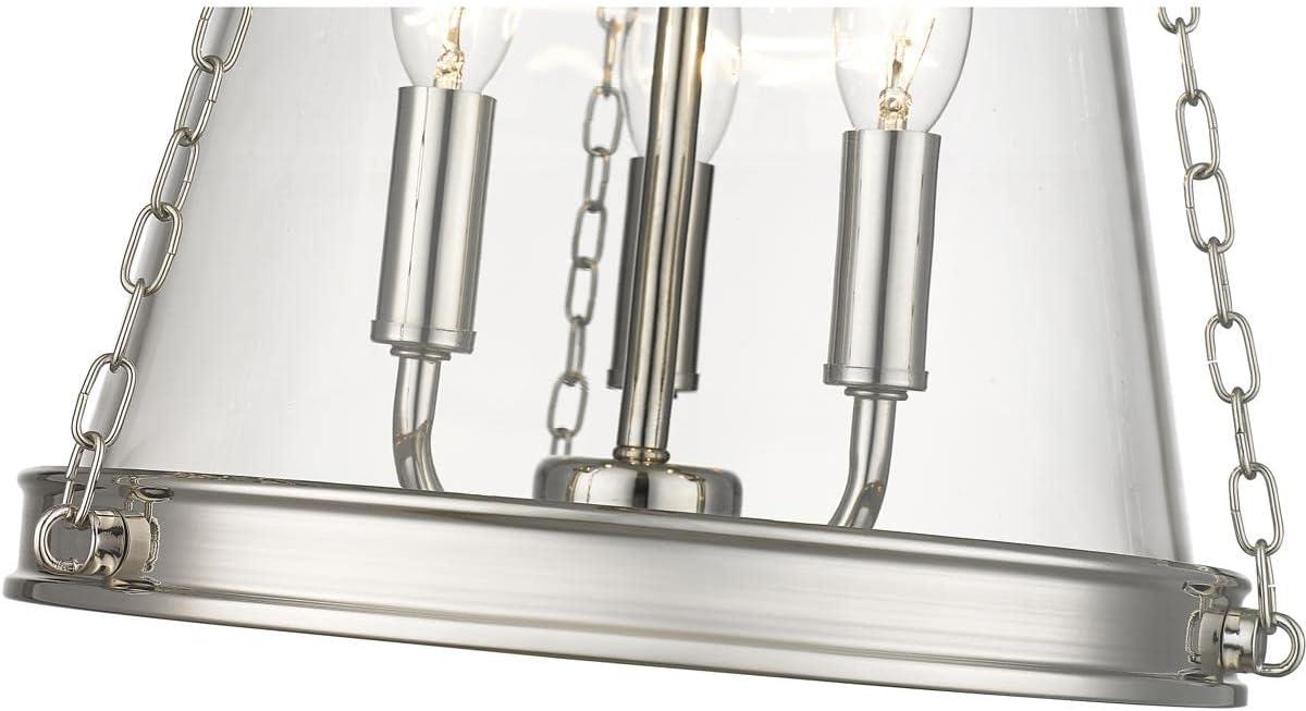 Z-Lite Prescott 3 - Light Pendant in  Polished Nickel