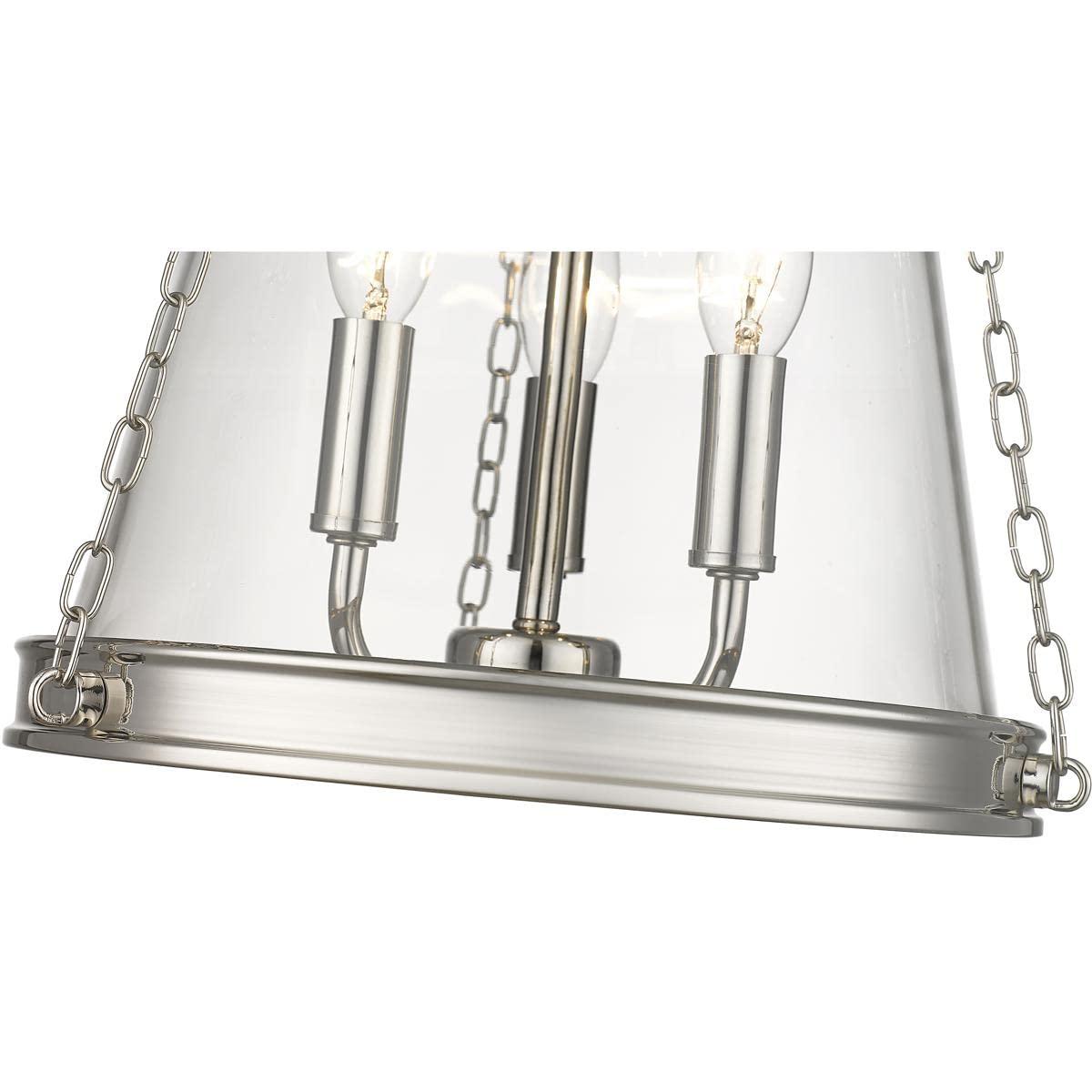 Z-Lite Prescott 3 - Light Pendant in  Polished Nickel