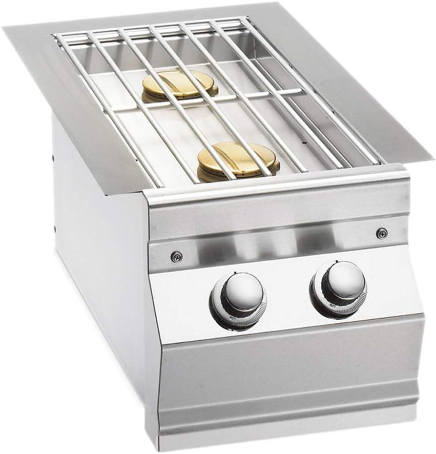 Stainless Steel Built-in Natural Gas Double Side Burner