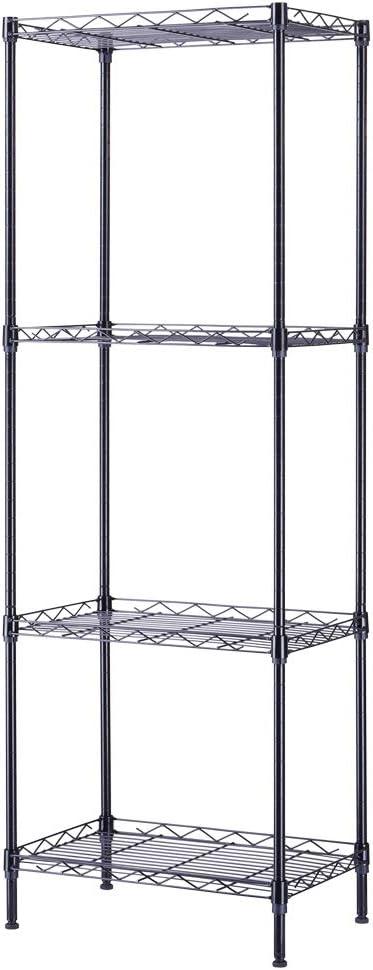 MDHAND 4-Tier Wire Shelving Unit Metal Storage Rack