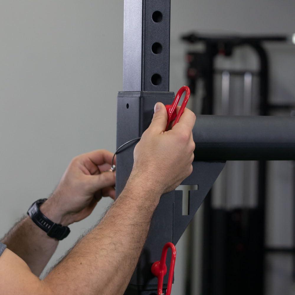 Titan Fitness T-3 Series Corto 72" Strongman Yunk, Capacidad de 750 LB, Soporte Multifuncional para Transporte de Yugo, Perchero para Sentadillas, Trineo para Empujar/tirar, Estación de Arranque de Barra Gruesa, Equipo de Entrenamiento para el Hogar O el Gimnasio Del Garaje