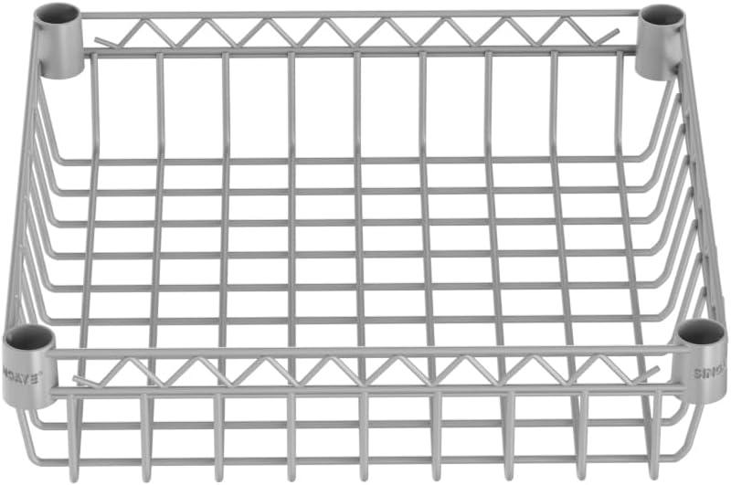 SINGAYE 6 Tier Shelf Adjustable Storage Shelves Rack Standing Units with Wheels Closet Wire Shelving Organizers Metal Pantry Kitchen Laundry Room 13.5" D x 13.5" W x 63" H Silver