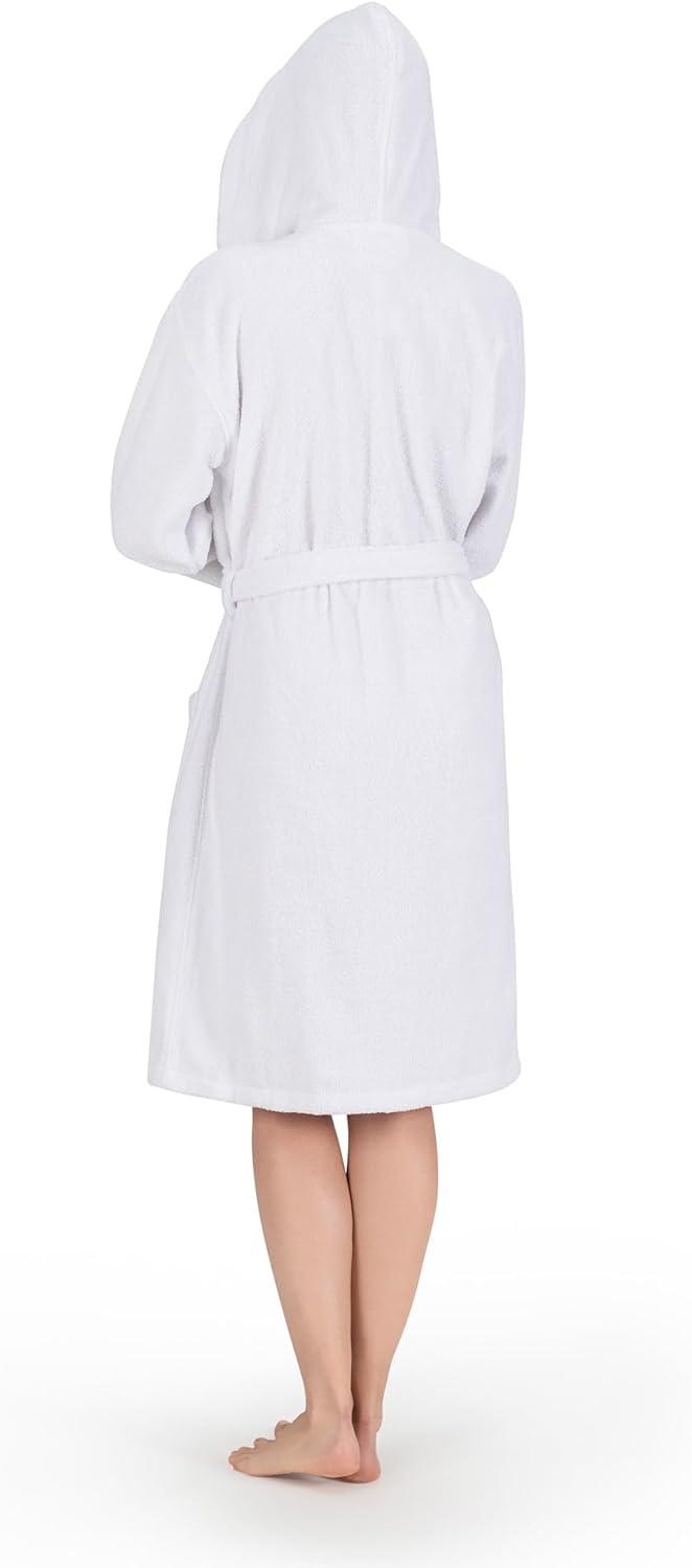Nine West Hooded  Turkish Cotton Unisex Bath Robe Collection