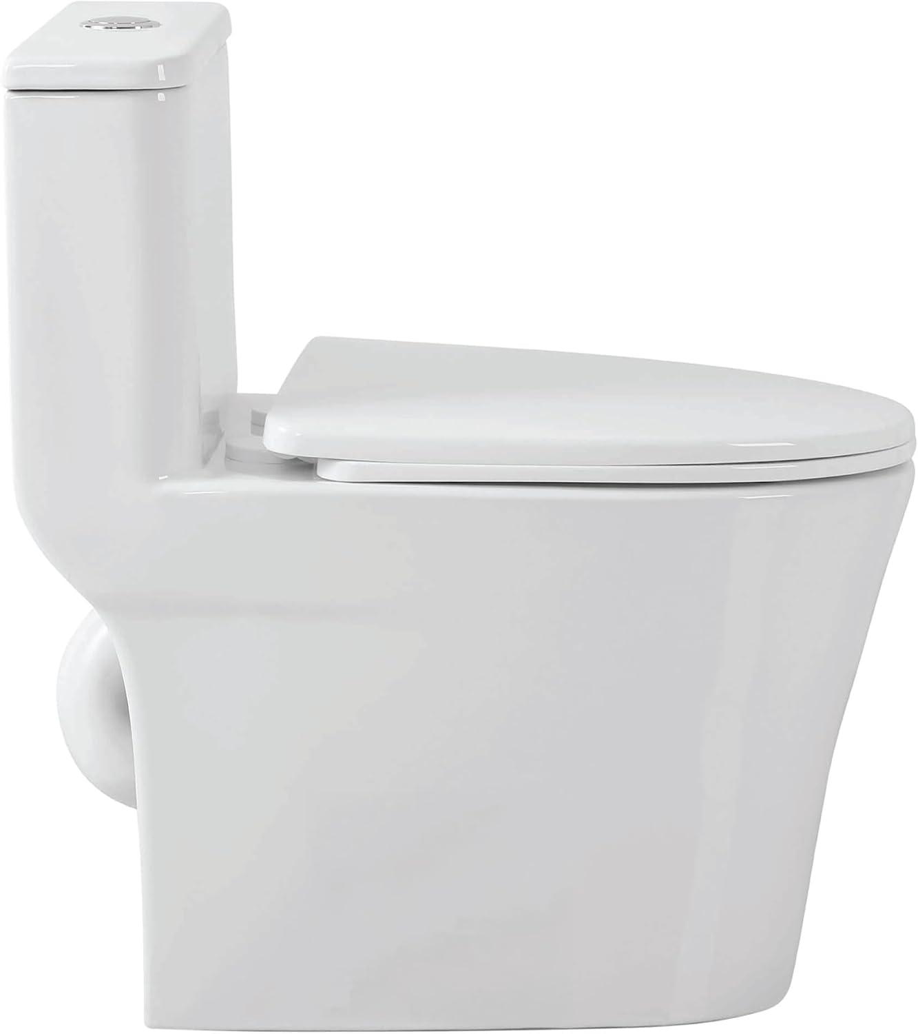 1.28 GPF Round One-Piece Toilet (Seat Included)