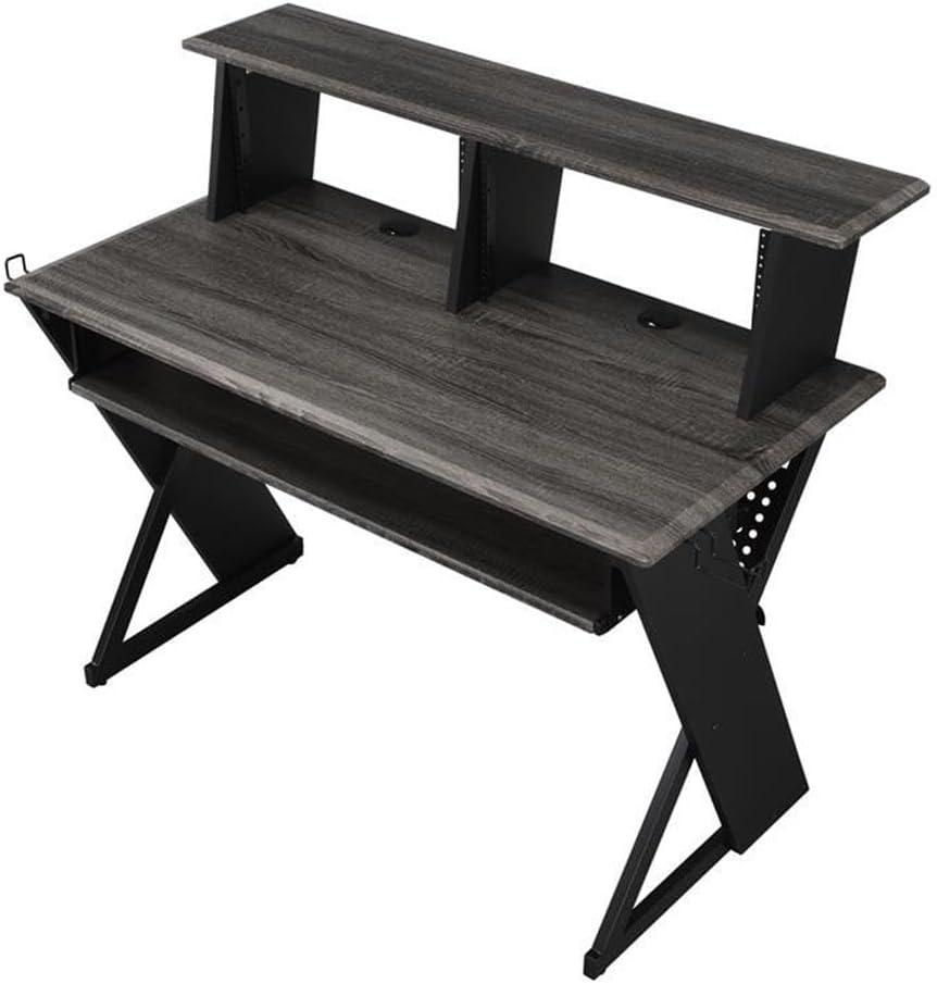 Humanity 47" Decorative Bookshelf Natural and Black - Acme Furniture