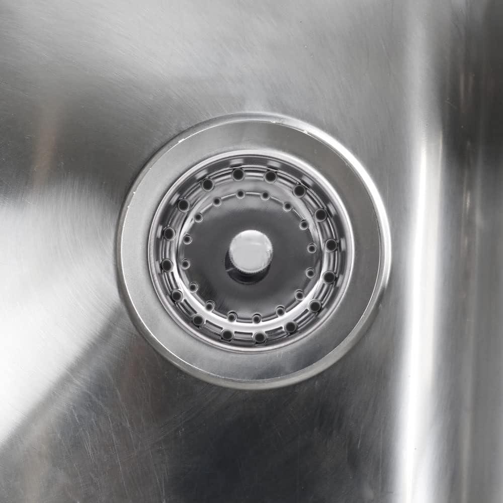 Stainless Steel Post Style Kitchen Sink Basket Drain Strainer