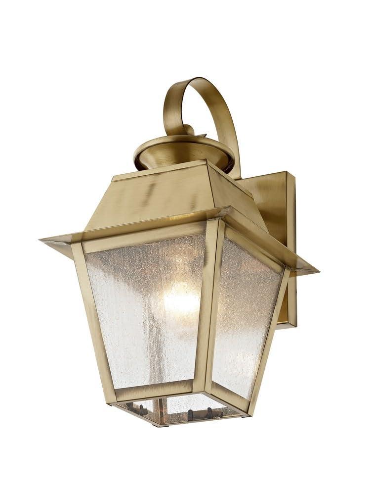 Livex Lighting Mansfield 1 - Light Wall Light in  Black