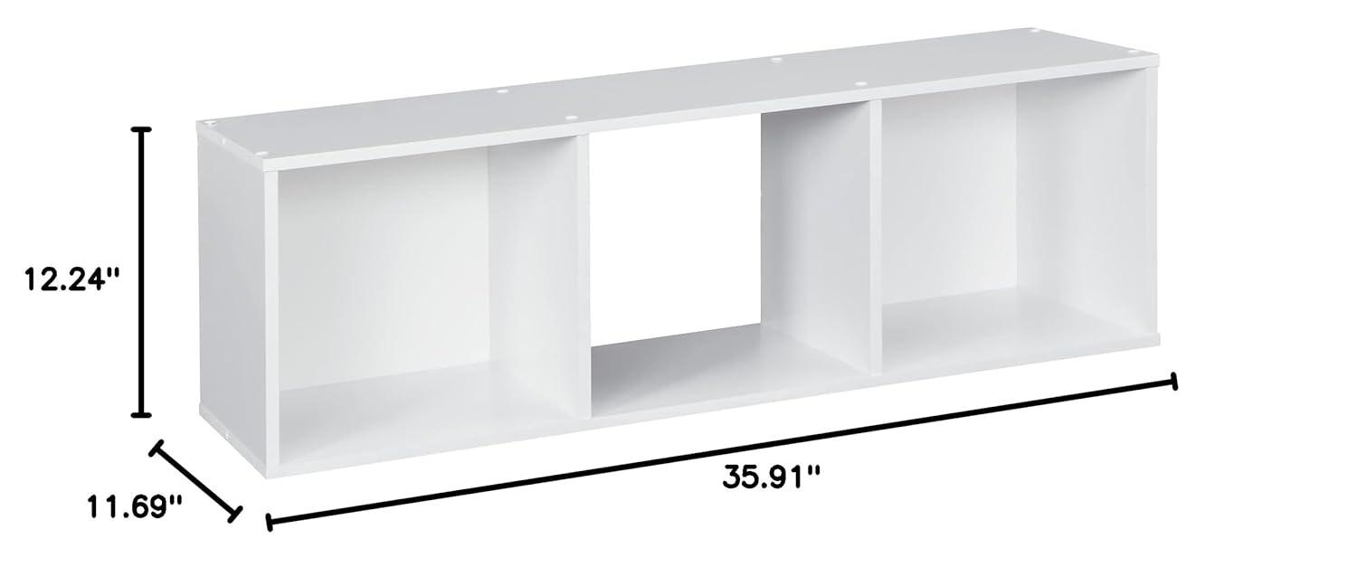 ClosetMaid Cubeicals 35.91'' H x 12.24'' W 3-Cube Bookcase