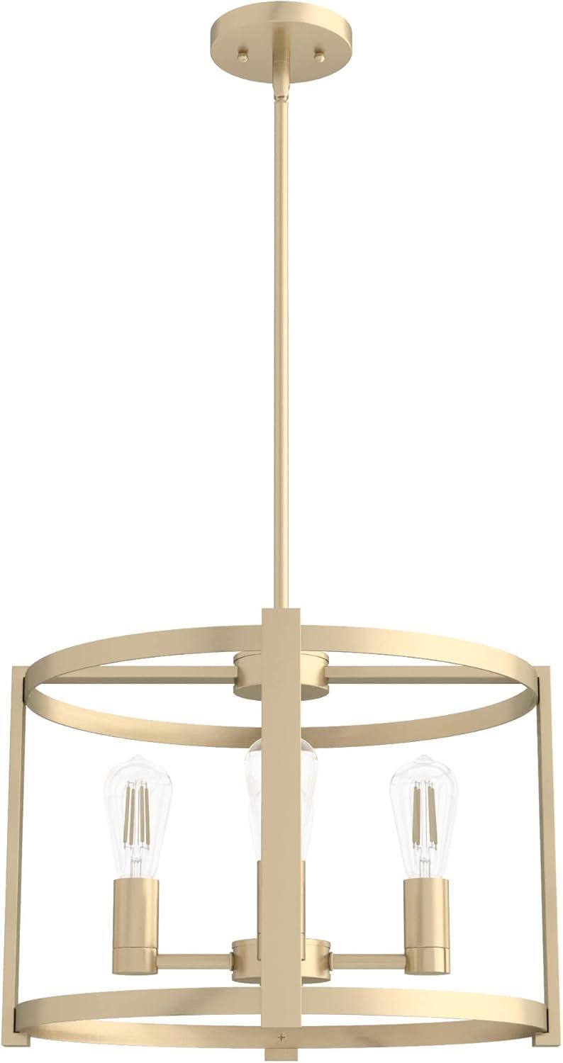 Hunter Fan 4 Modern Alturas Gold Cage Chandeliers