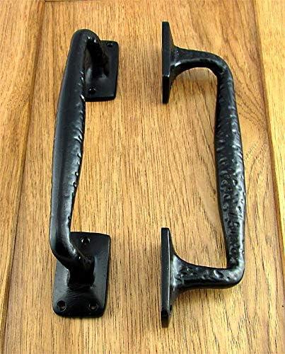 Black Cast Iron Old World Barn Door Handle