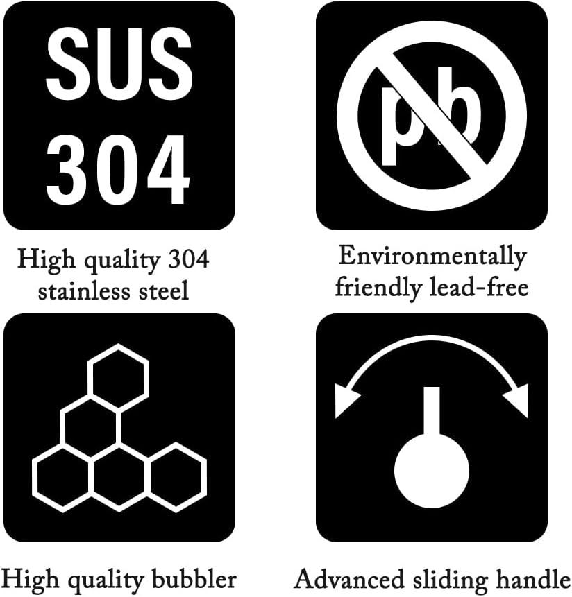 AA Warehousing Single-Hole Single-handle Bathroom Faucet YPG417
