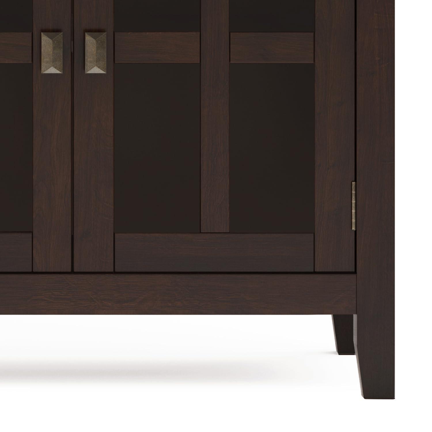 Simpli Home Artisan Large 4 Door Sideboard Buffet