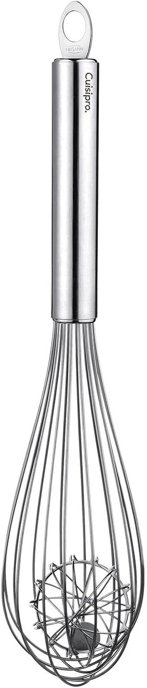 Cuisipro 12-Inch Stainless Steel Duo Whisk with Ball