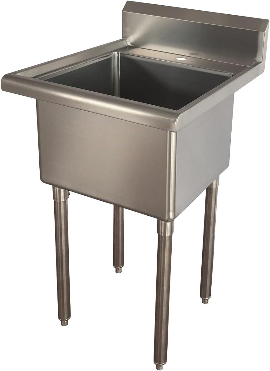 21.5" L x 24" W Free Standing Laundry Sink