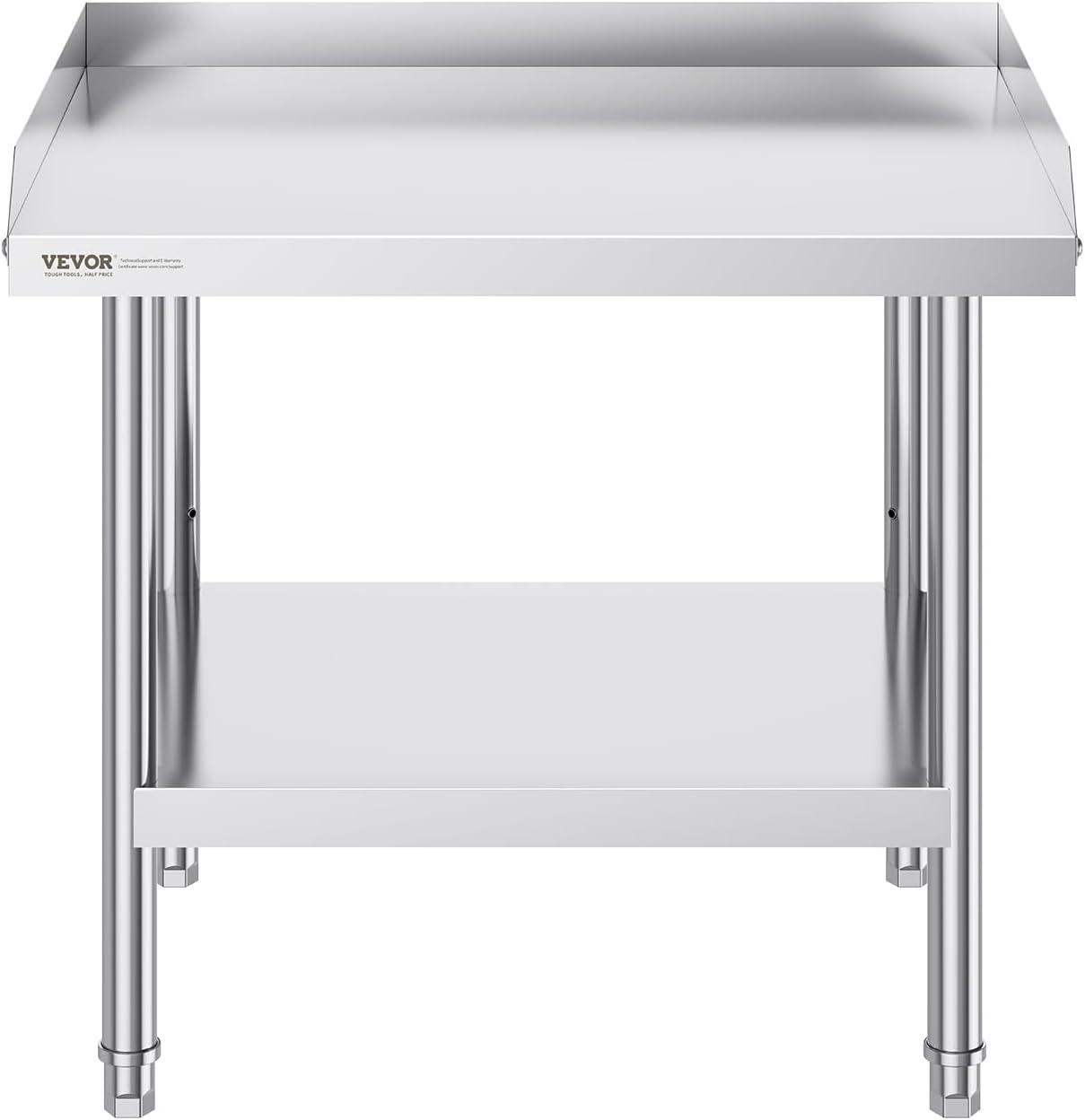 VEVOR VEVOR Stainless Steel 24'' H Work Table