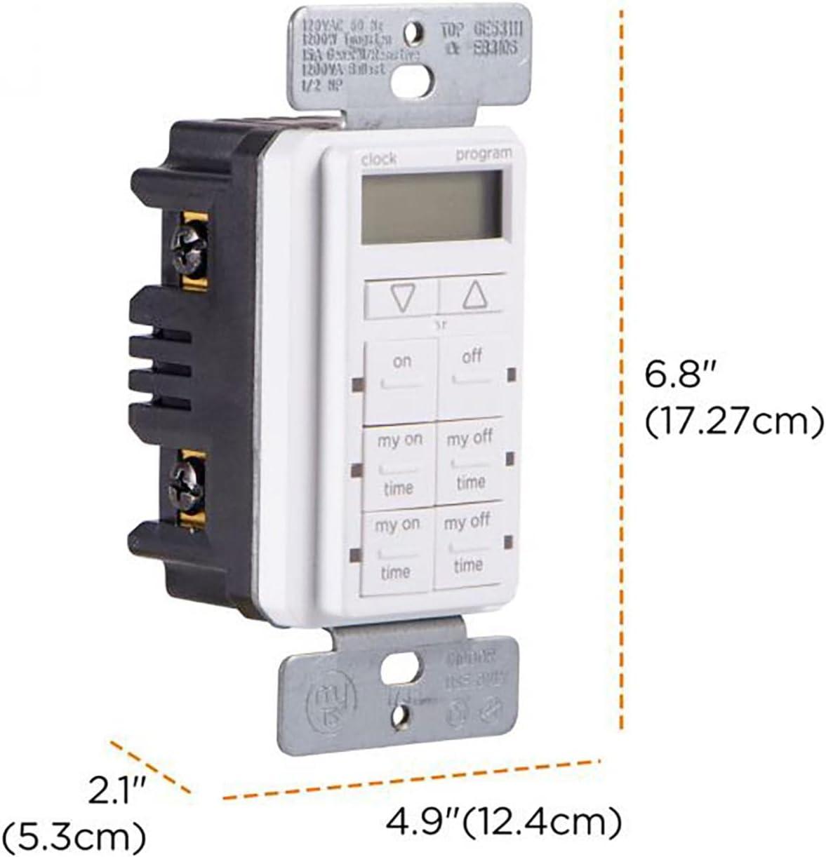 myTouchSmart Simple Set In-Wall Digital Timer, 26893-P1