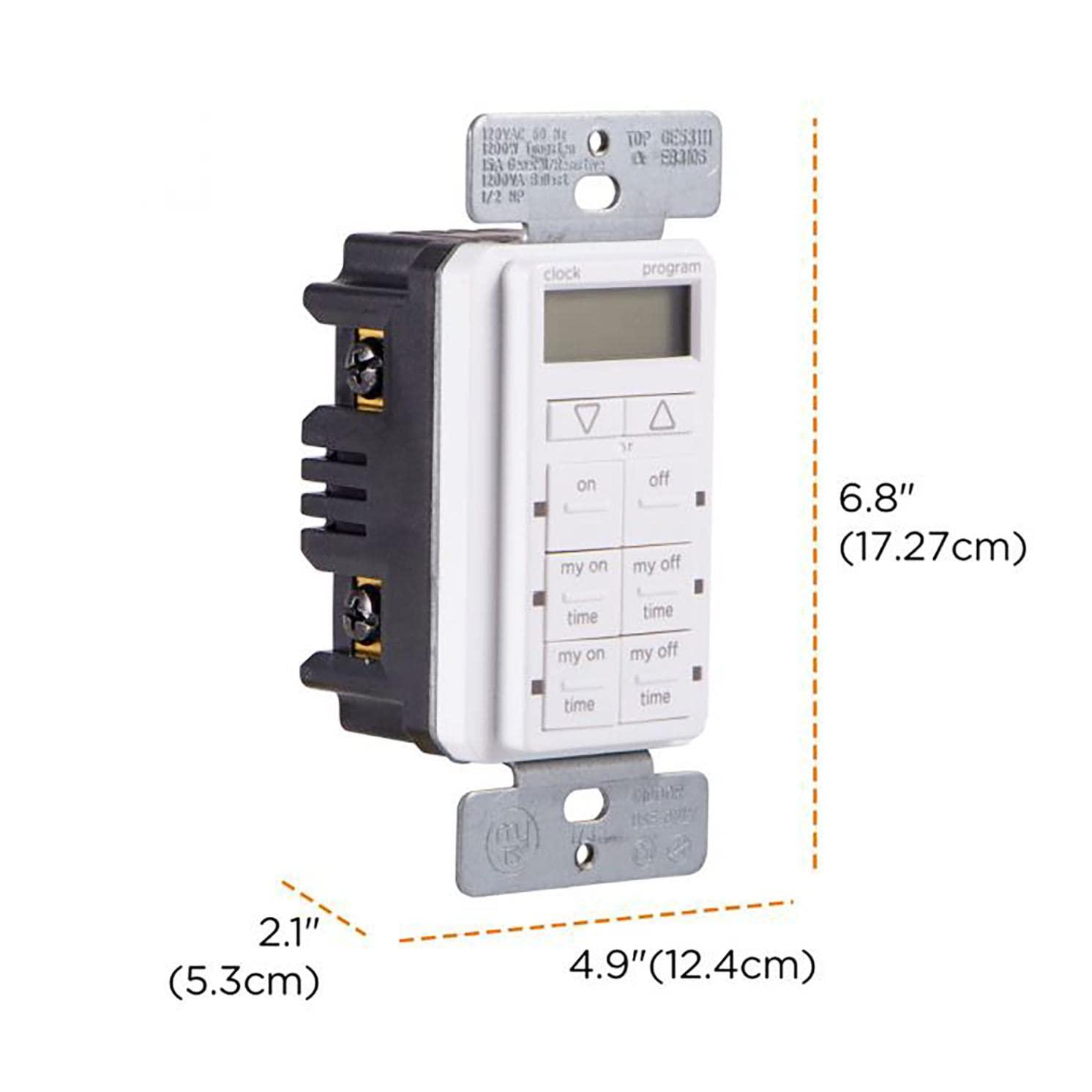 myTouchSmart Simple Set In-Wall Digital Timer, 26893-P1