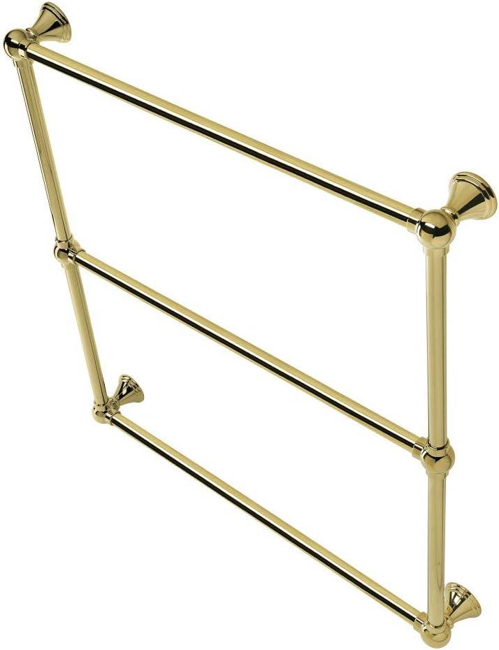 Kingston Brass DTC323019PB Kingston Brass Maximilien 30-Inch Wall Mount 3-Bar Towel Rack
