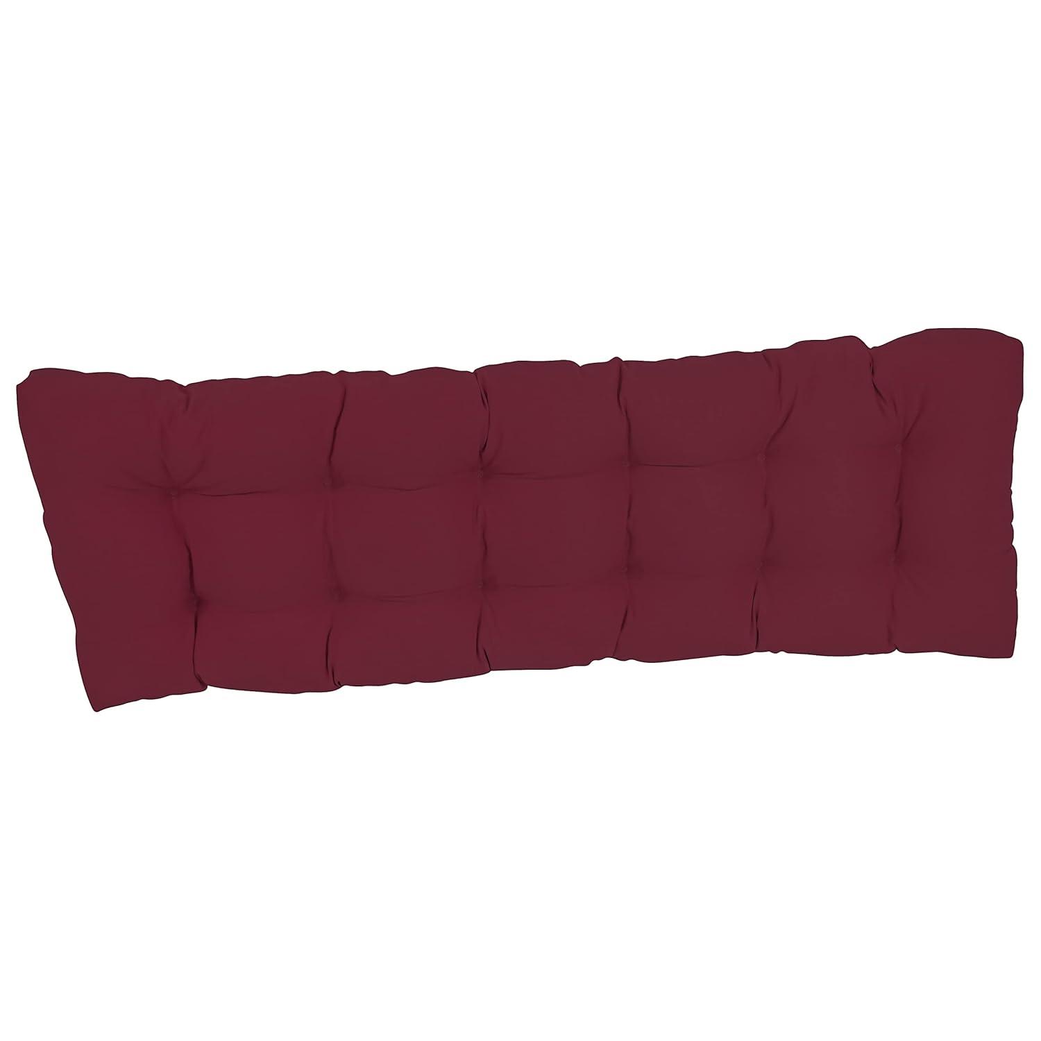 Blazing Needles 55-inch by 19-inch Tufted Solid Twill Bench Cushion