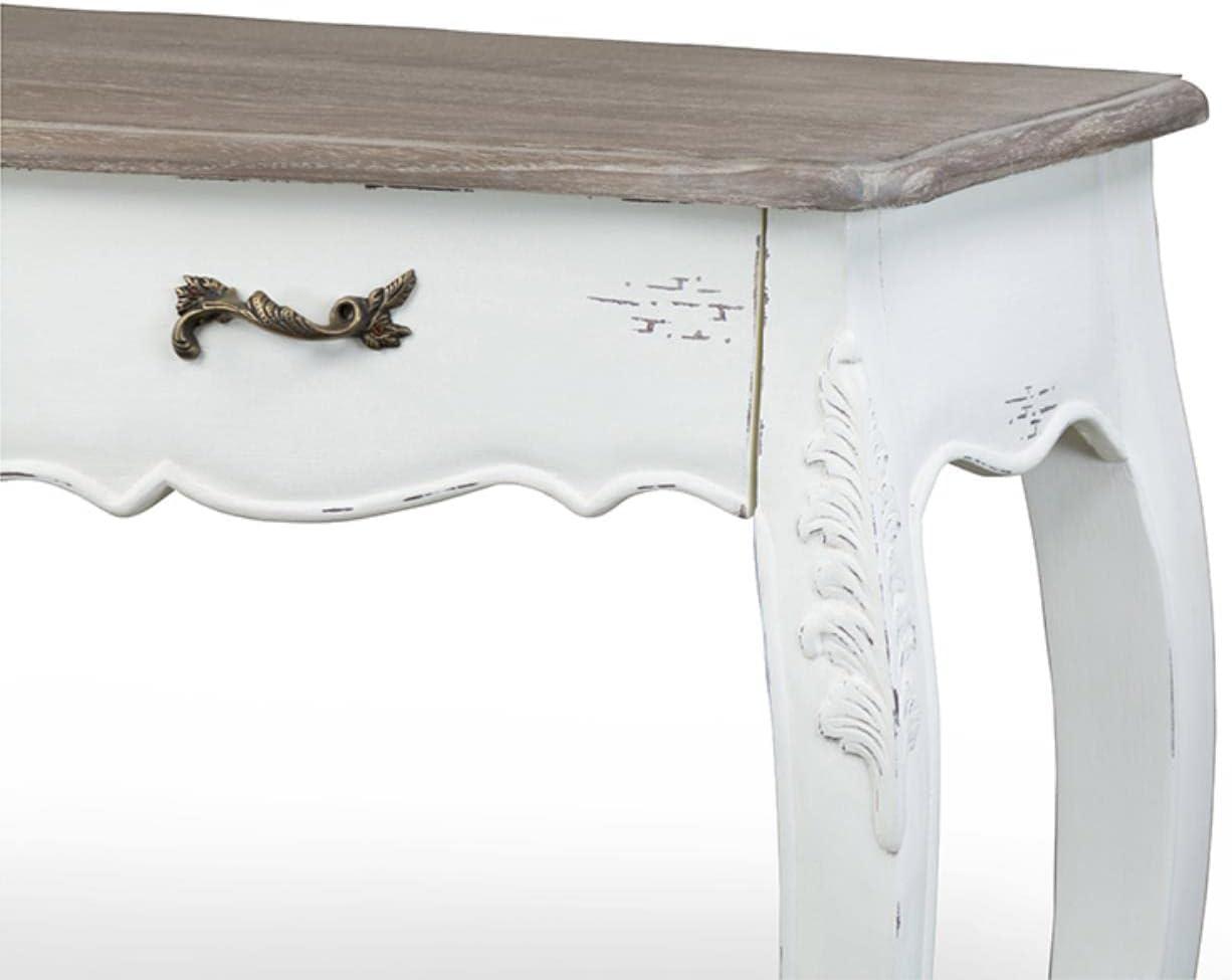 Bourbonnais Wood Traditional French Console Table - Baxton Studio