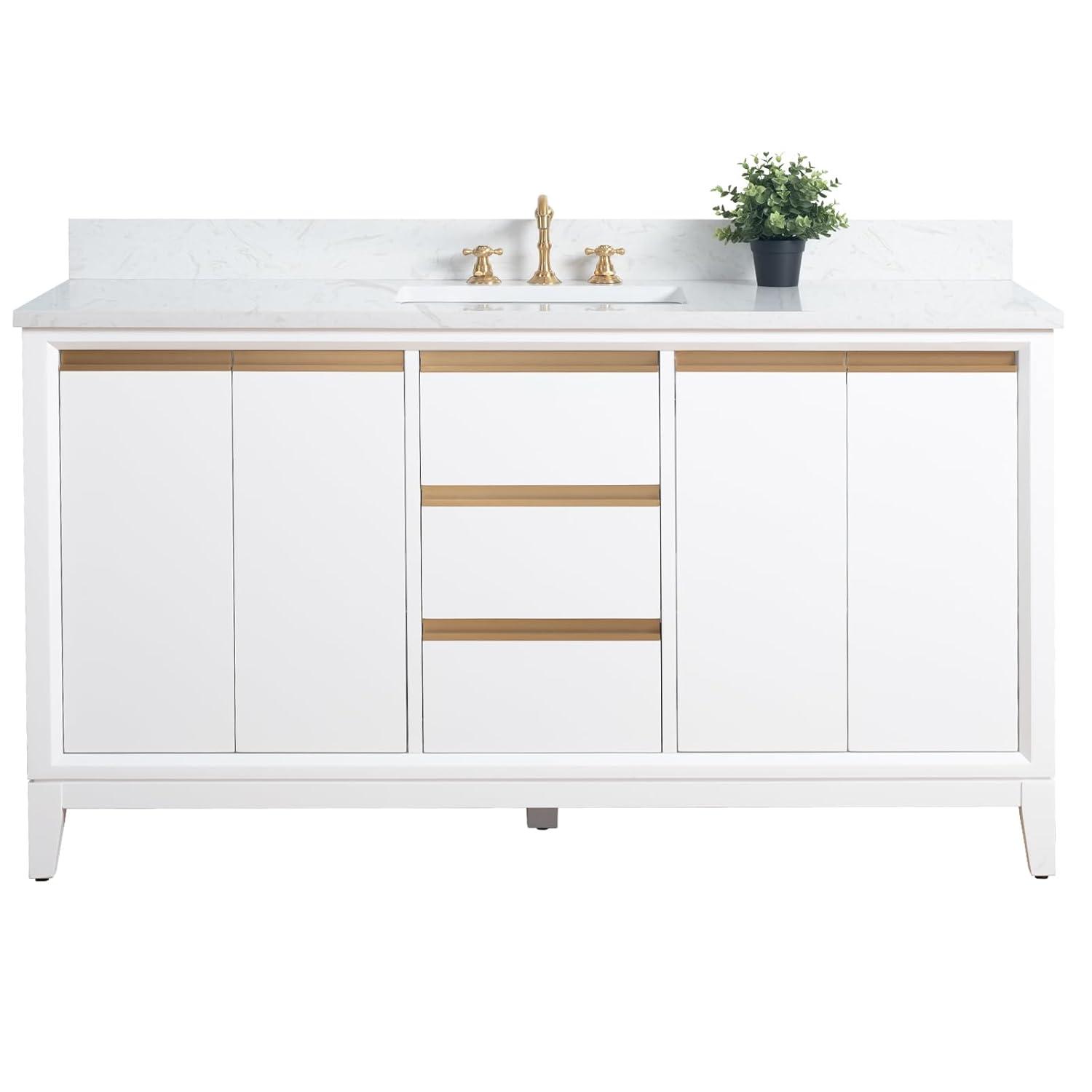 60 Single Bathroom Vanity with Top