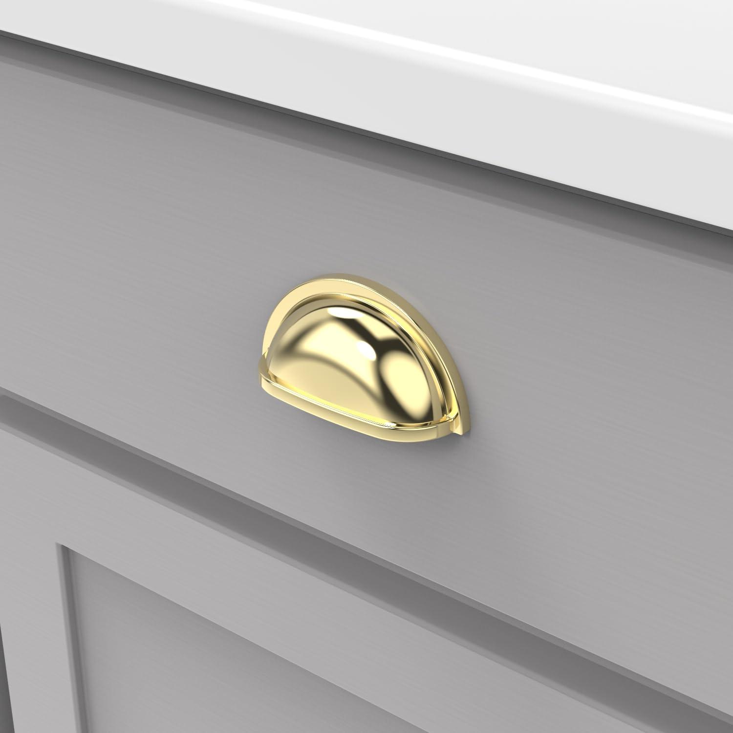 Williamsburg Kitchen Cabinet Handles, Solid Core Drawer Pulls for Cabinet Doors, 3"