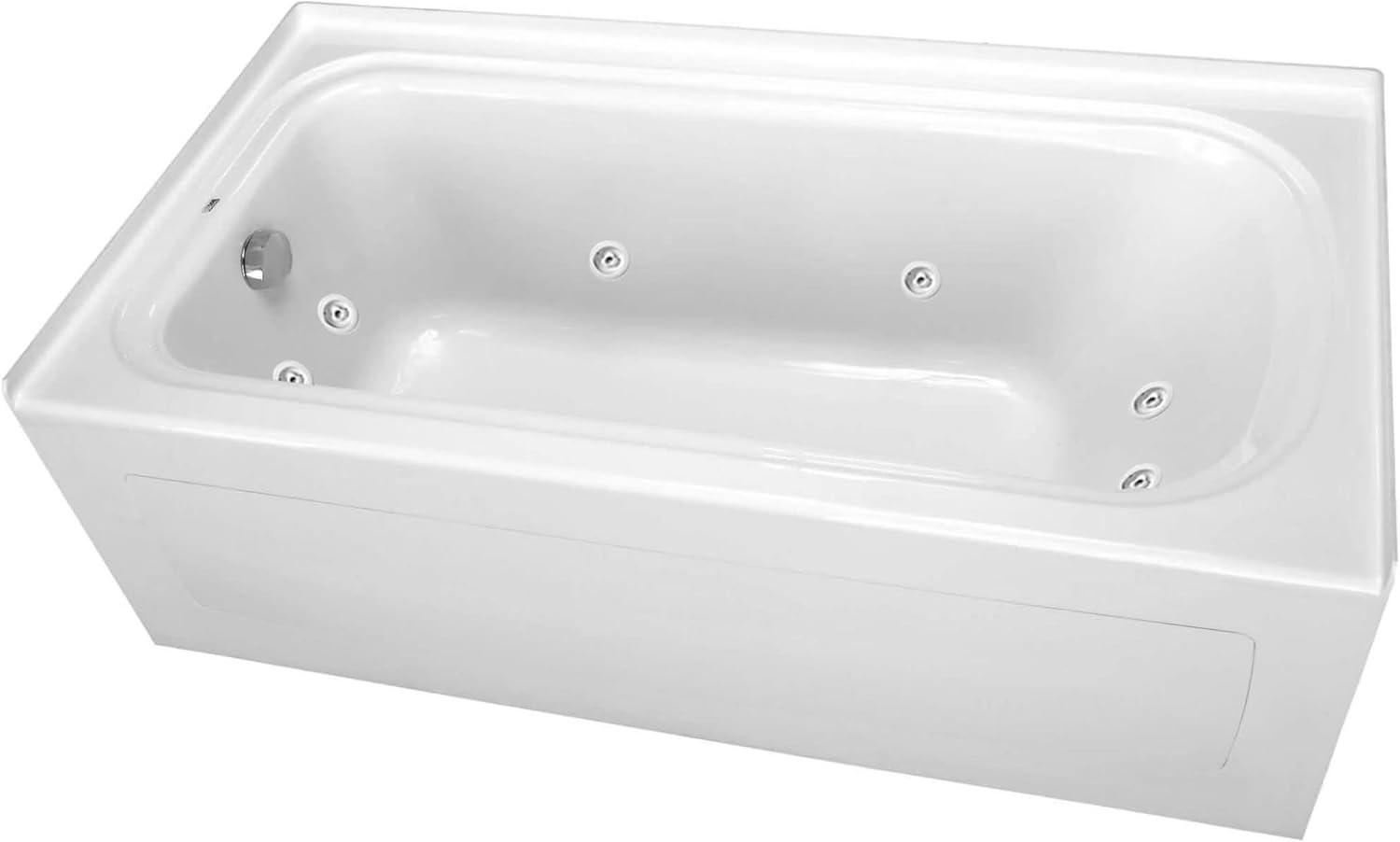 60'' x 32'' Alcove / Tile In Whirlpool Acrylic Bathtub