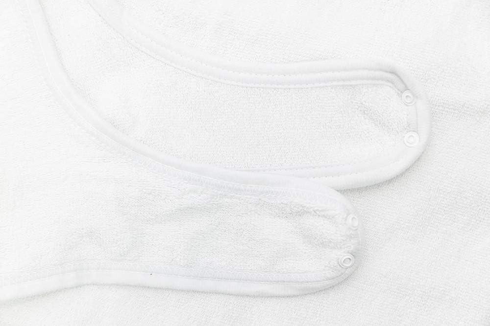 Primo Passi Terry Hooded Towel With Apron - White | Hooded Towels | Baby Towels