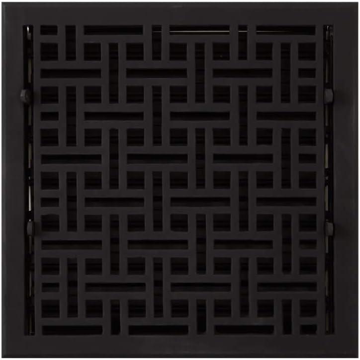 Signature Hardware Wicker Style Cast Iron Wall Register