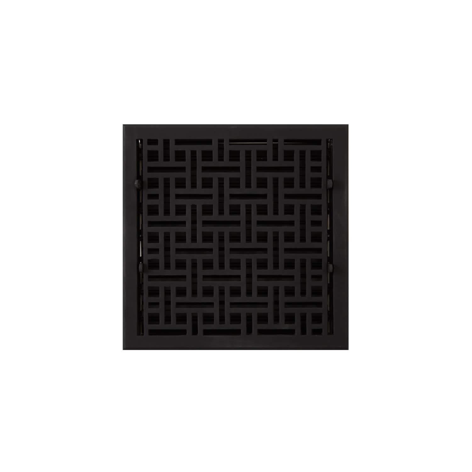 Signature Hardware Wicker Style Cast Iron Wall Register