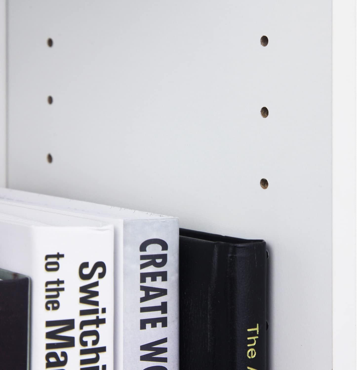 Furinno 5 Cubes Bookcase Space Saver Organizer Bookshelf w/Adjustable Open Shelves,White