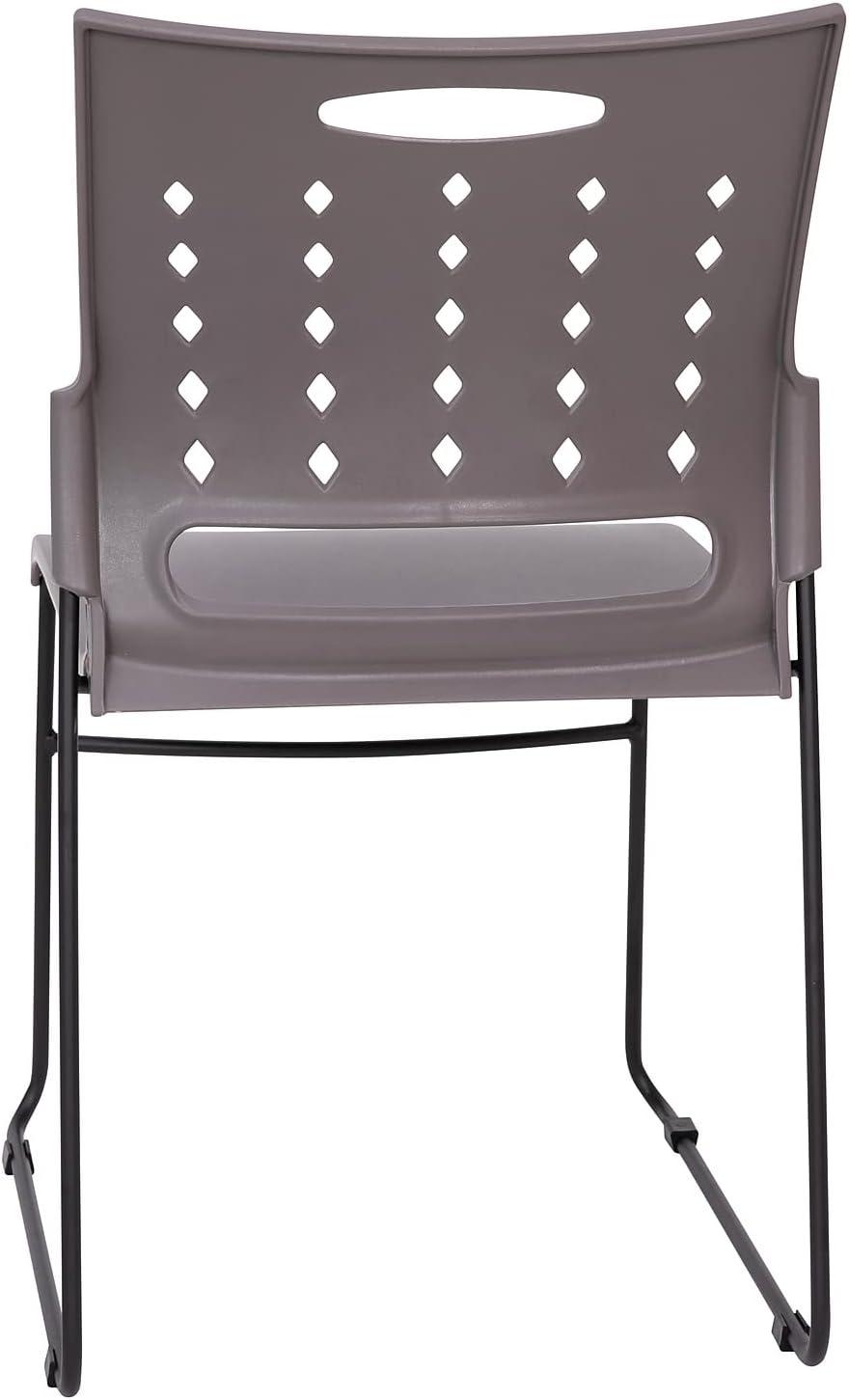 Heidi 881 lb. Capacity Sled Base Stack Chair with Air-Vent Back