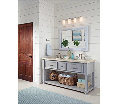 Sea Gull Lighting 4439104-05 Hettinger Four Light Wall/Bath Vanity Style Lights, Chrome Finish
