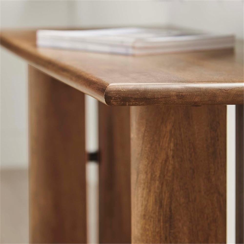 Modway Amistad 46" Solid Wood Bench, Walnut