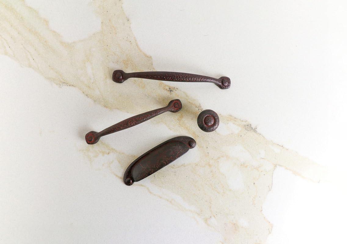 Refined Rustic Kitchen Cabinet Handles, Solid Core Drawer Pulls for Cabinet Doors, 3" & 3-3/4"(96mm)