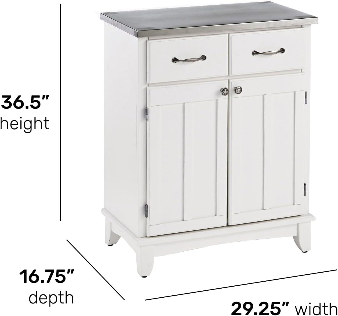 Stainless Top Sideboard buffet Servers - Home Styles