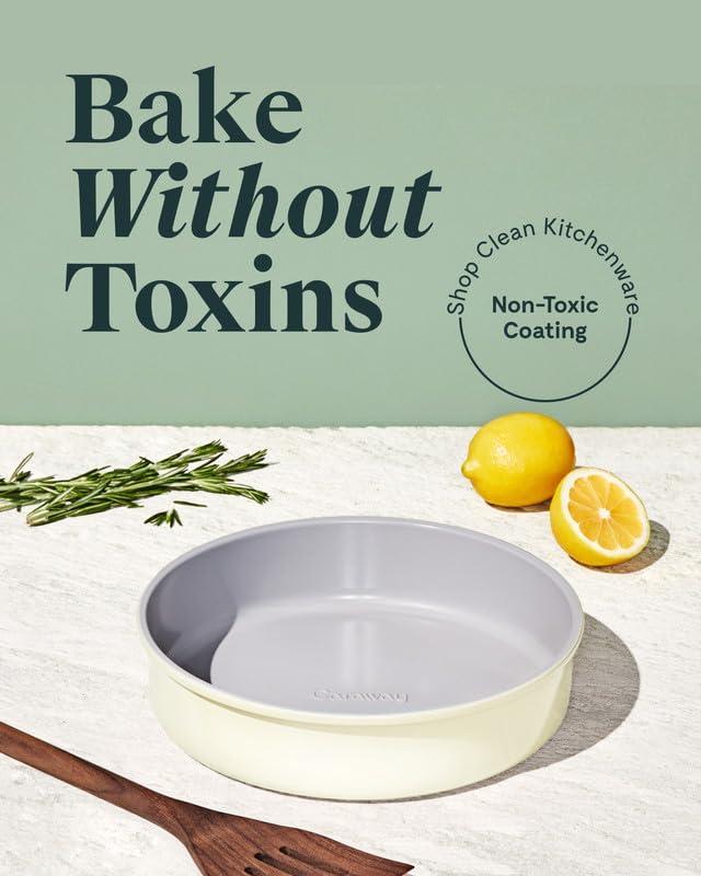 Caraway Grey Non-Stick Ceramic Round Pan