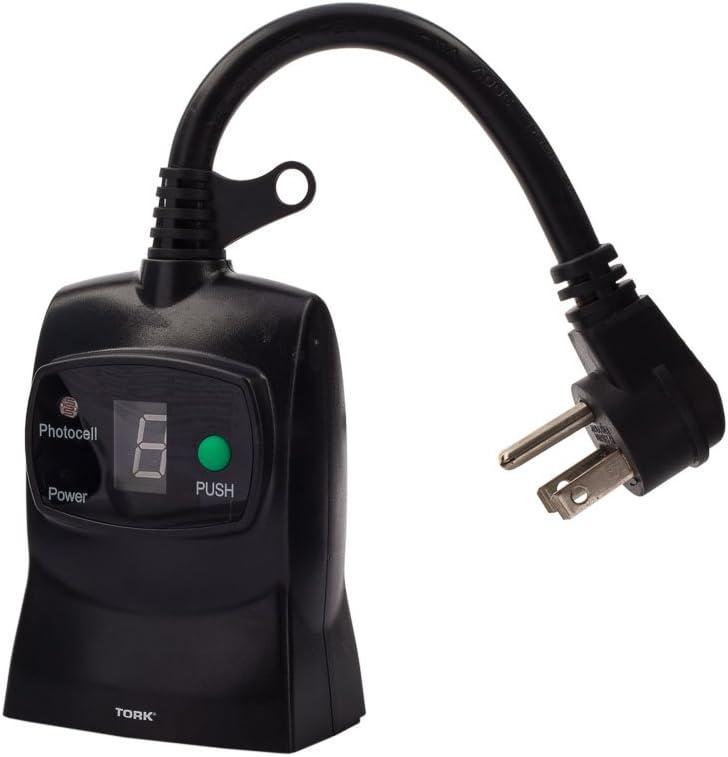 NSI Industries 654E Digital Timer With 2 Grounded Outlets-Outdoor