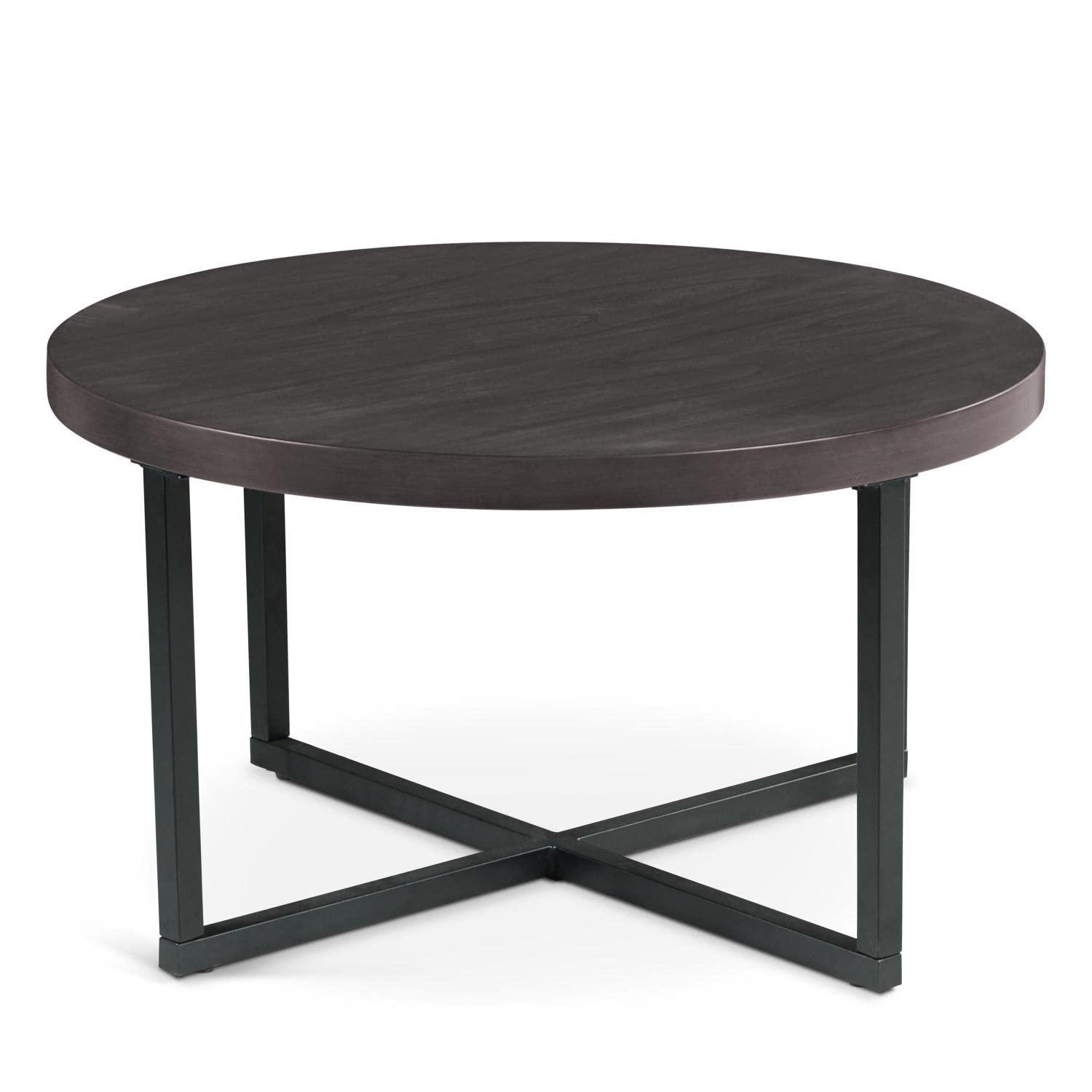 17 Stories Stannos 36" Round Coffee Table with 4 Stools