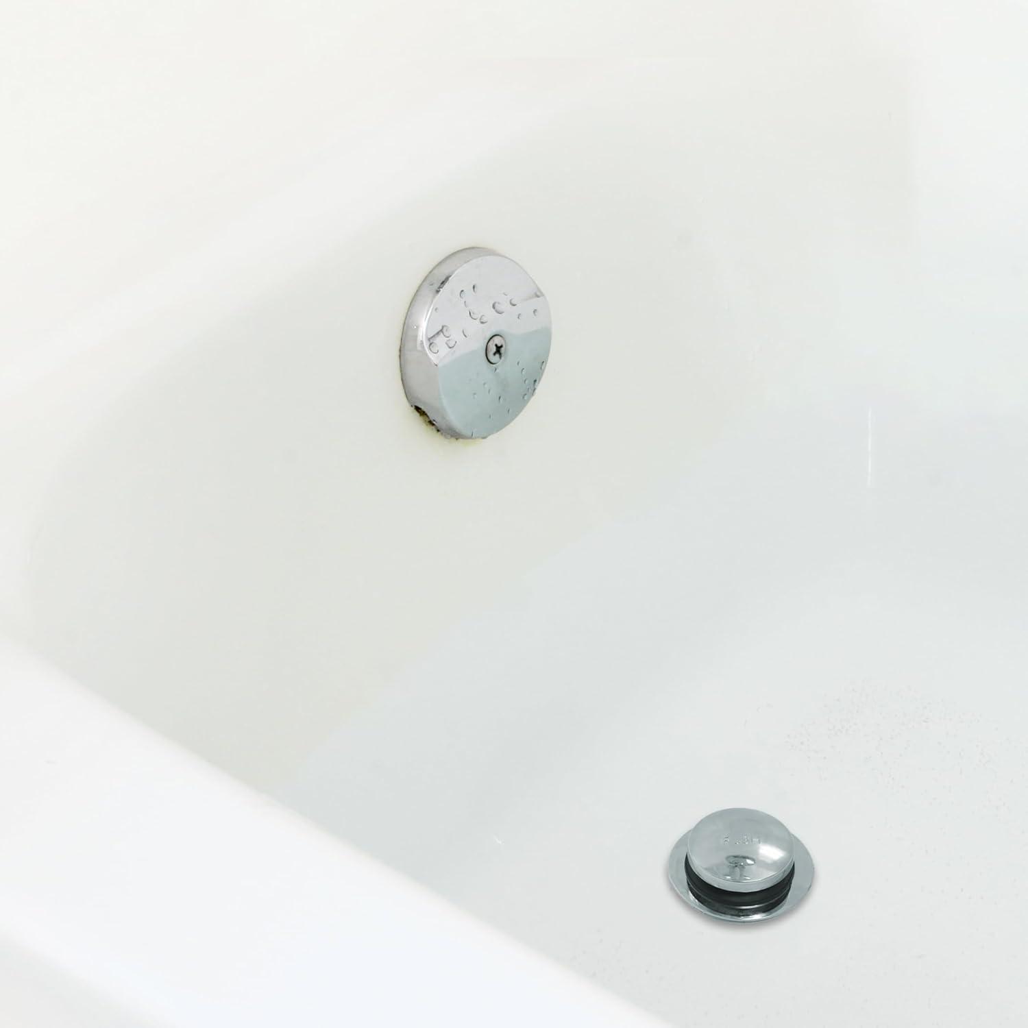 Danco 80811 Universal Touch-Toe Tub Stopper, Plastic, Chrome